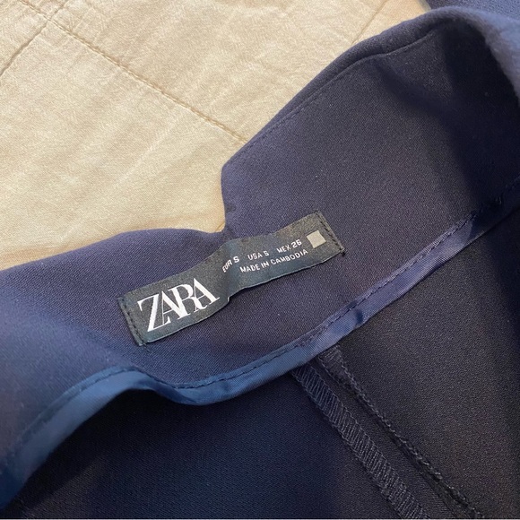 Zara High Waist Pants in Navy size Small - Picture 5 of 10